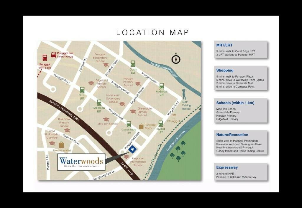Waterwoods EC Location Map